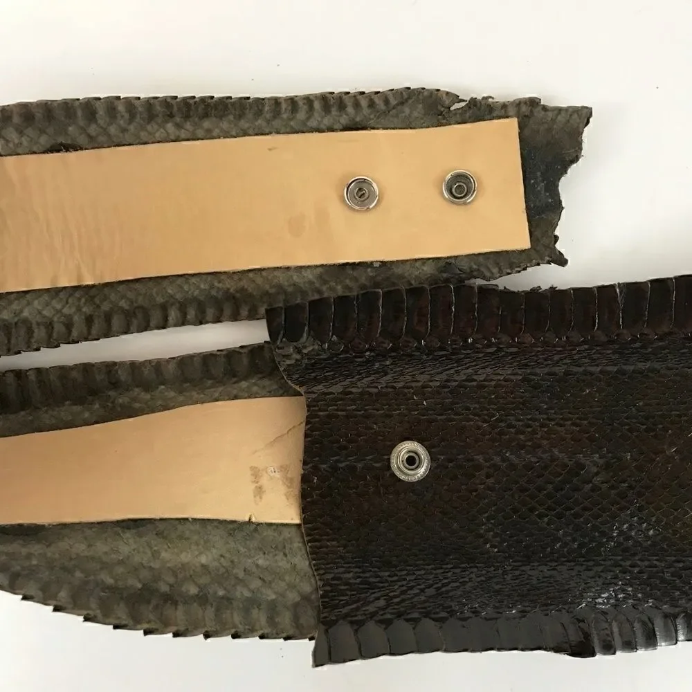 Actual Snake Skin Handmade Belt